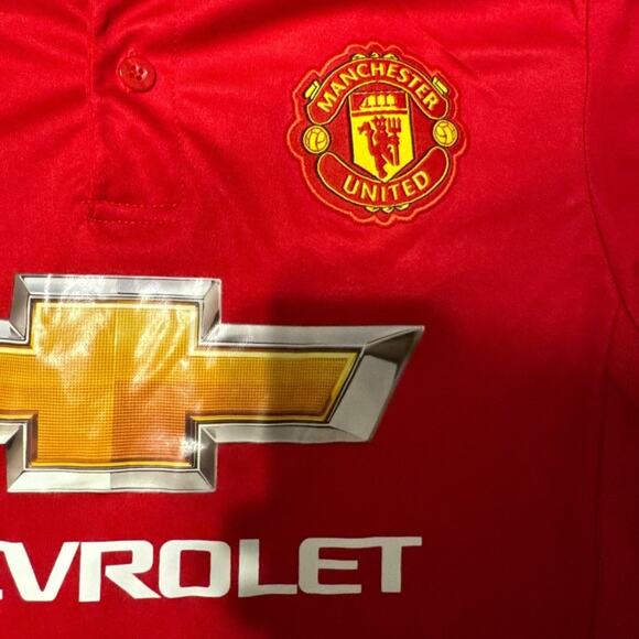 Adidas Manchester United Lukaku #9 Home Jersey Youth Size 24 (US Medium 7–8) Red - Picture 9 of 9